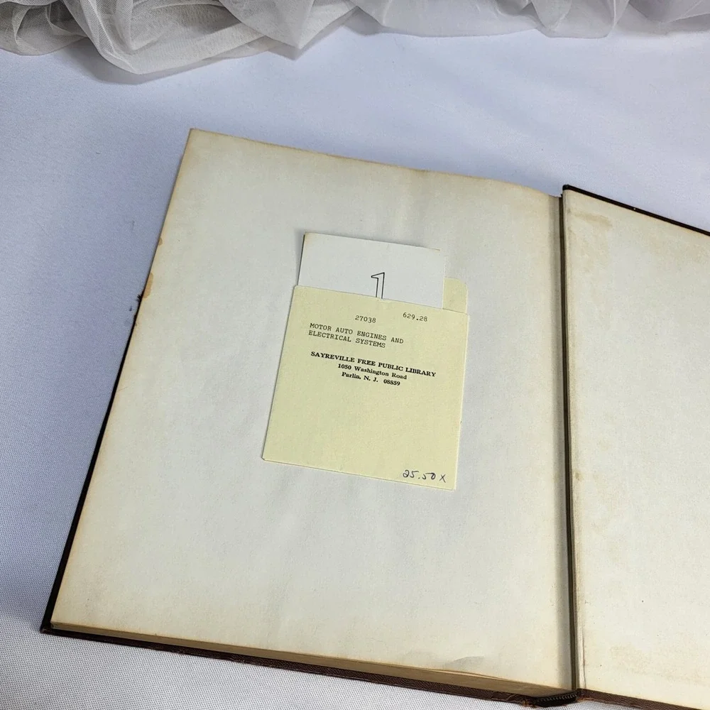 MOTOR Auto Engines and Electrical Systems Repair Manual 8th Ed. 1976 Ex Libris